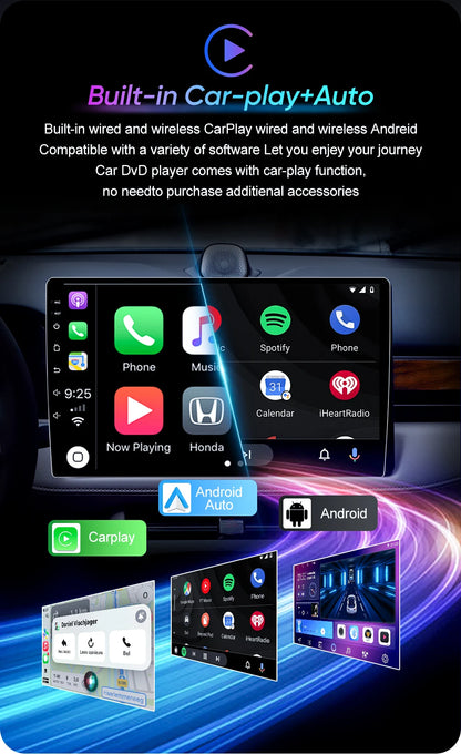 Android 13 7" 1DIN Car Stereo for Alfa Romeo Spider/159/Brera 159 Sportwagon - CarPlay, GPS &amp; More