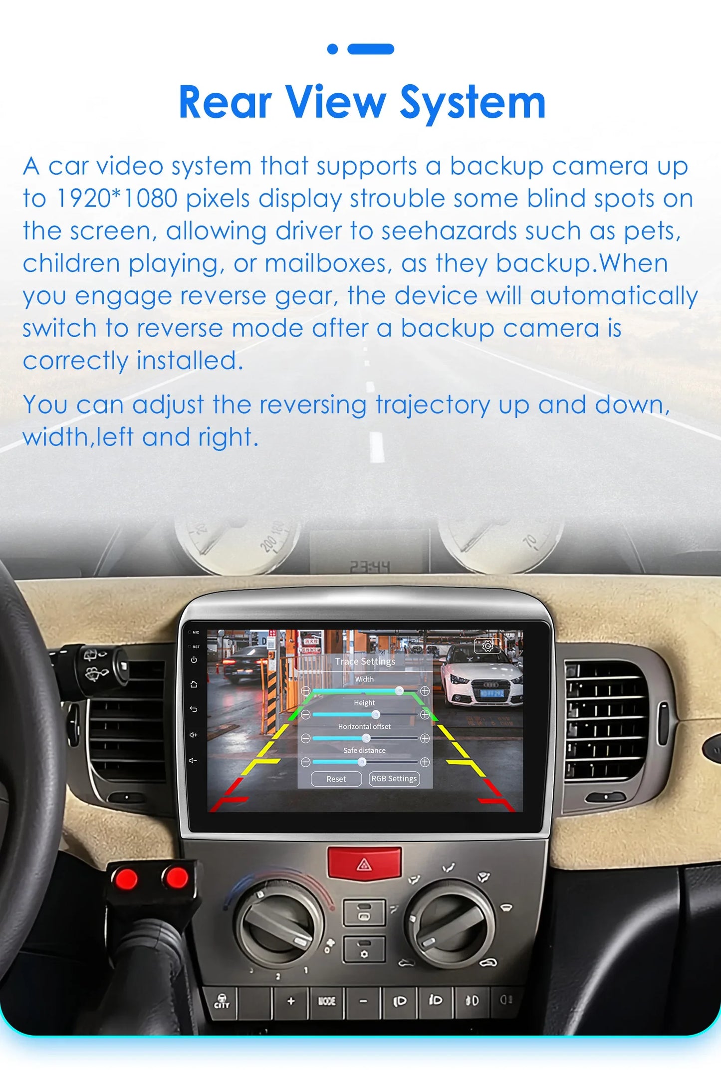 Autoradio 9" 2DIN Android 13 para Lancia Ypsilon 2006-2011