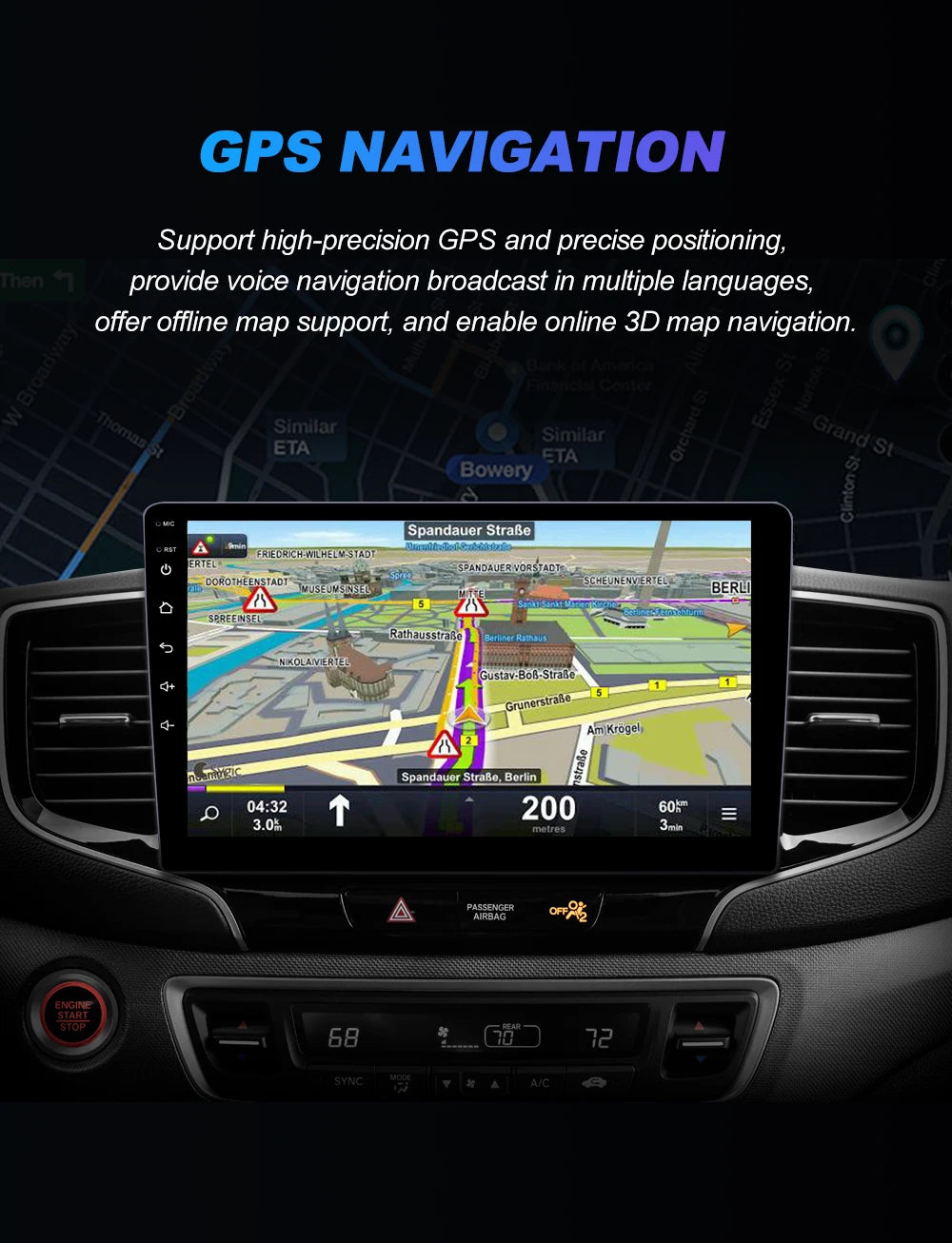 Peugeot 207: Connect 7" CarPlay Android AutoRadioCanario
