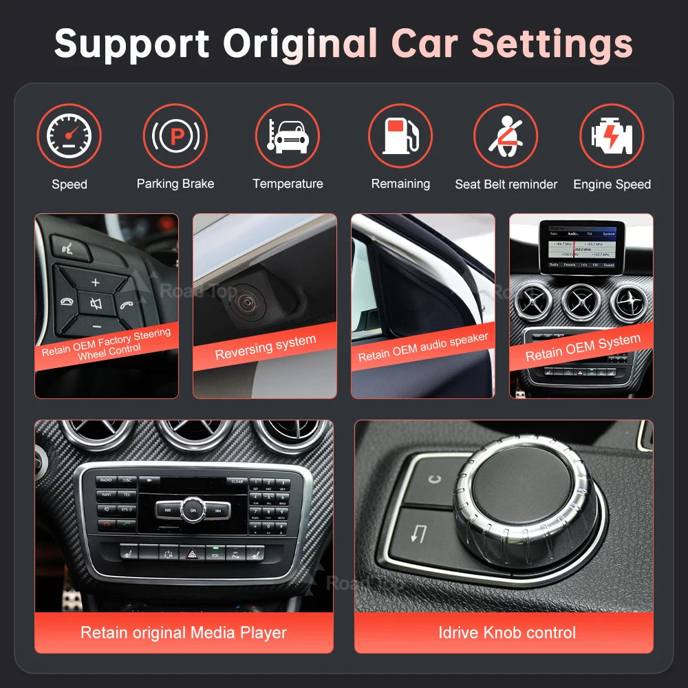 Schermo multimediale One Din da 10,25" per Mercedes-Benz AB CLASS 2013-2015
