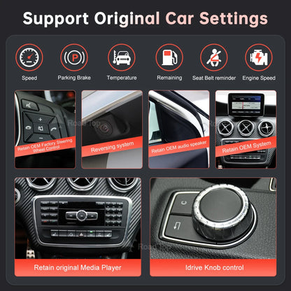 Schermo multimediale One Din da 10,25" per Mercedes-Benz AB CLASS 2013-2015