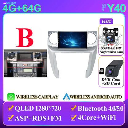 Land Rover Discovery 9" Smart Stereo Android 14, 2004-2009