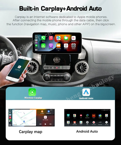 Schermo Android 2 DIN da 12,3" per Mercedes Vito