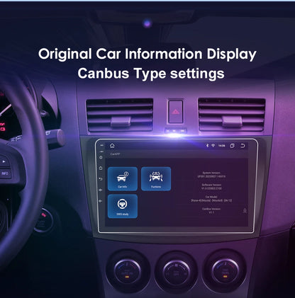 Android 9" Double Din car radio for Mazda 3 2010-2013