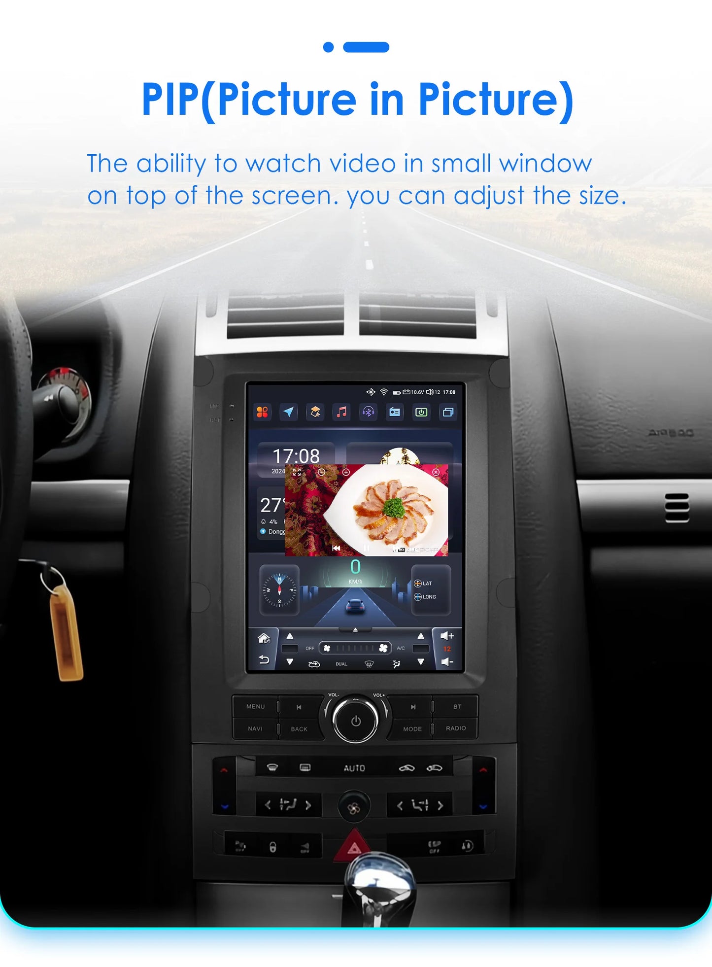 Peugeot 407: Autoradio 9.7" Android 13 AutoRadioCanario