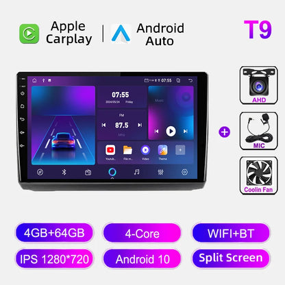 Multimedia Android 10" para Renault Trafic 2001-2010, Navegación y CarPlay