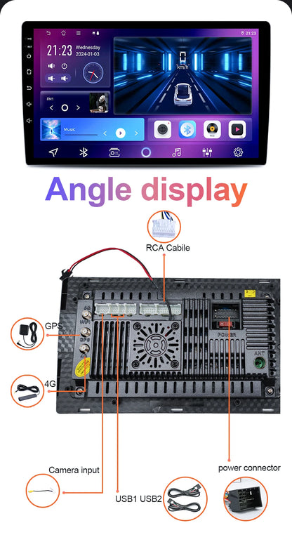 Stereo Mazda MX-5 NC 2005-2015, 9" Android DSP, Wi-Fi, Carplay