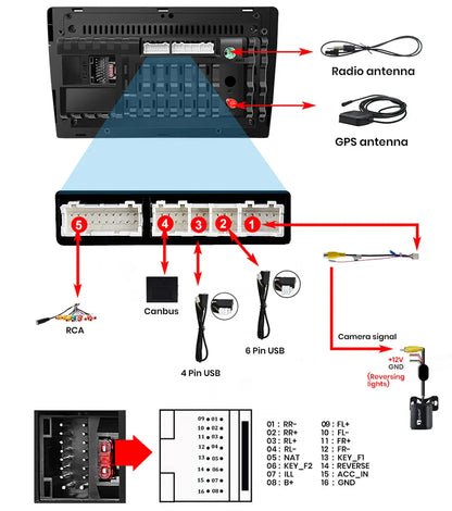 Android 12 9" 2 Din Autoradio per Suzuki Alto 2009-2016