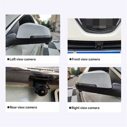 Telecamera AHD a 360° con visione notturna per radio Android da 3"