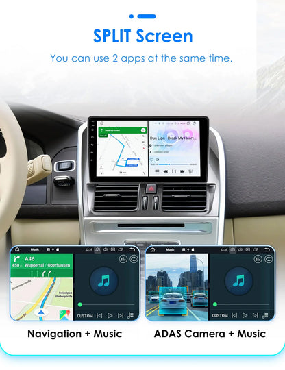 Autoradio Android da 9" per Volvo XC60 2008-2017 con navigazione GPS