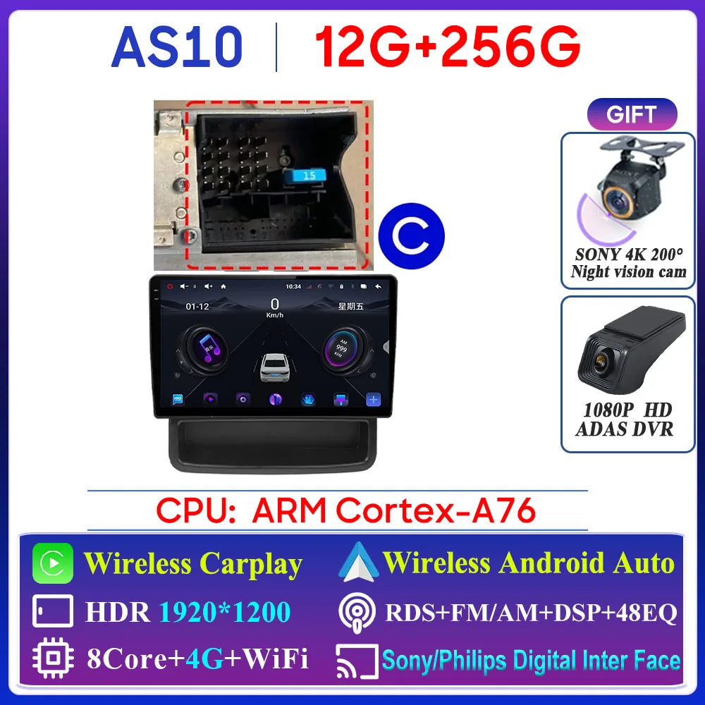 CarPlay GPS Radio per Renault Trafic, Opel Vivaro e Nissan Primastar 2006-2014