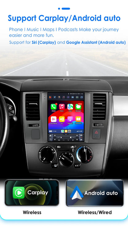Tiida Tech: Radio 9.7" Android CarPlay AutoRadioCanario