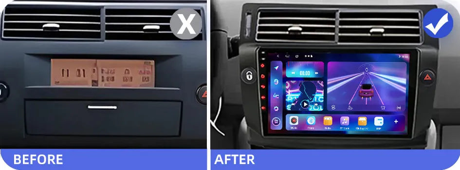 12" 2DIN Android GPS Radio DSP Carplay per Citroen C4 2004-2014