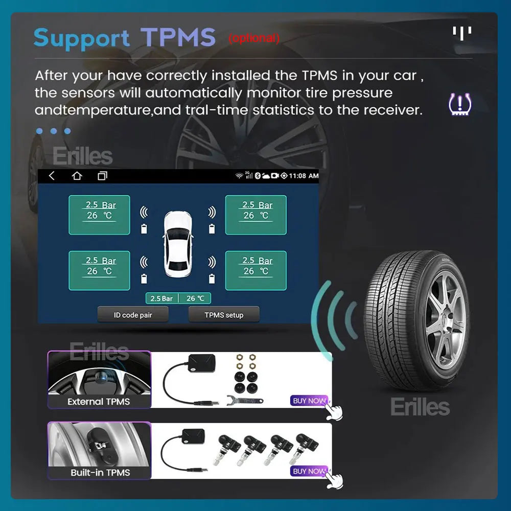 Autoradio Android da 9" per Mercedes Classe C W203