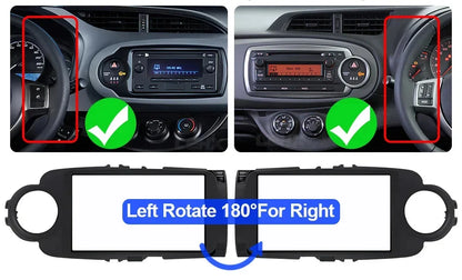 Autoradio GPS Android CarPlay Toyota Yaris 2012-2017 da 9"