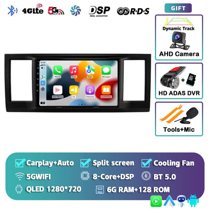 9" 2 Din Android Radio for VW Caravelle 2015-2020 – CarPlay, GPS, 360° View