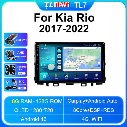 Autoradio stereo Android Auto da 9" per Kia Rio 2017-2022