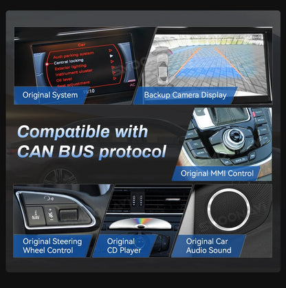 8.8" CarPlay Android Auto for Audi A5 2009-2016