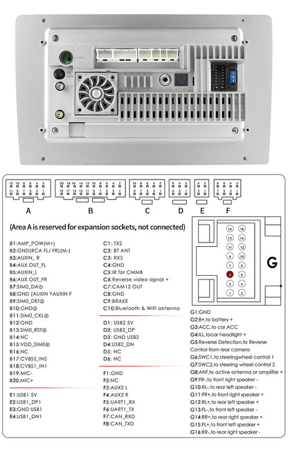 OSSURET 9" Android 12 Autoradio GPS Stereo per Mercedes Benz CLC W203 C180 C200 CLK200 CLK W209 4G 8Core 2din