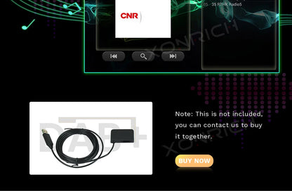Multimedia Radio 8" 2Din Android 13 for Volvo S60 V70 XC70 XC90 2000-2004