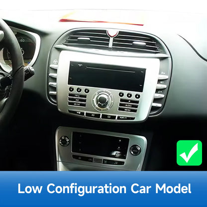 Car radio 9" 1DIN Android 14 for Lancia Delta 2009-2019