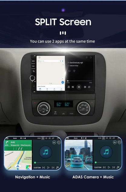 Android Radio 7" 2Din CarPlay GPS Universal 4G