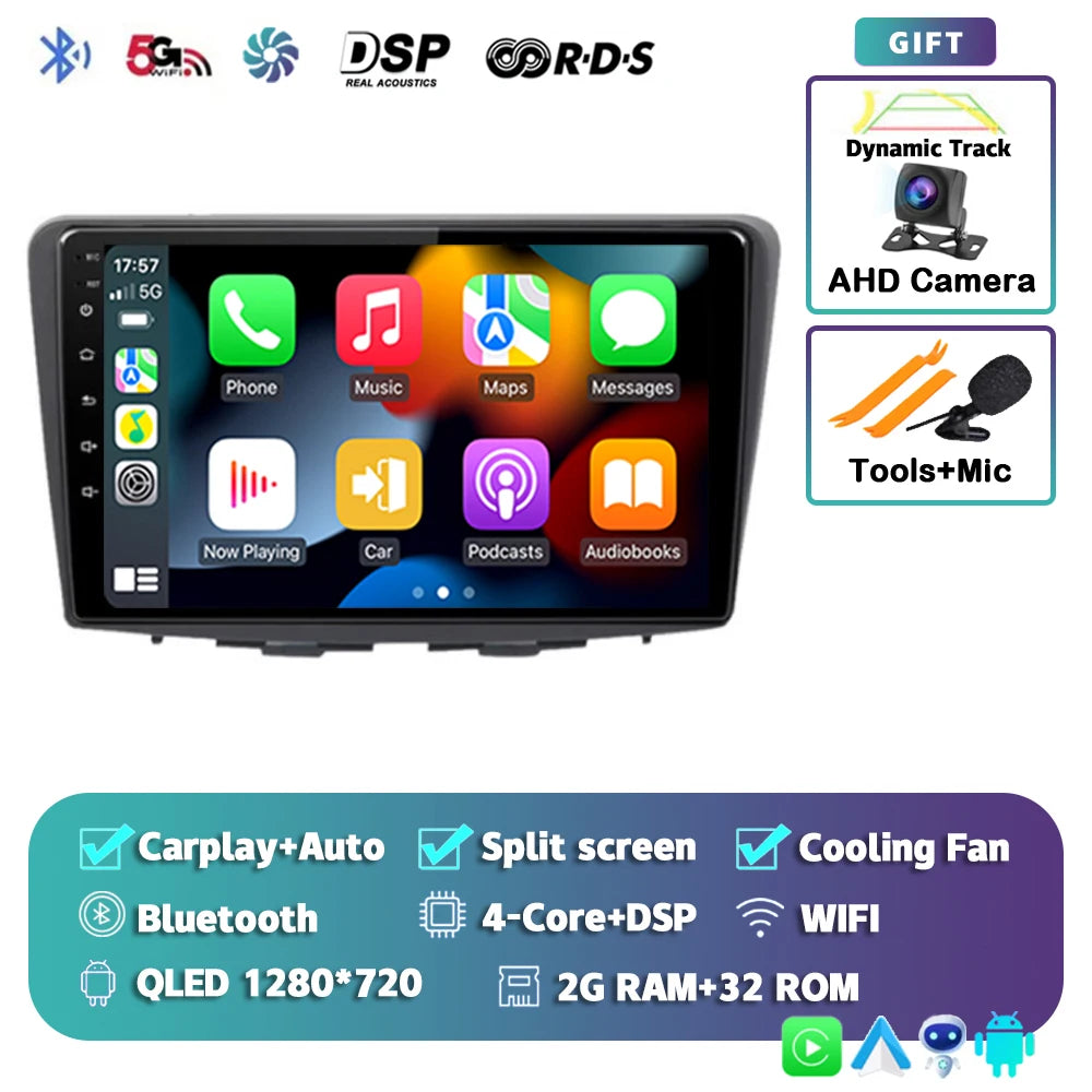 Autoradio Android CarPlay da 9" per Suzuki Baleno 2016-2019
