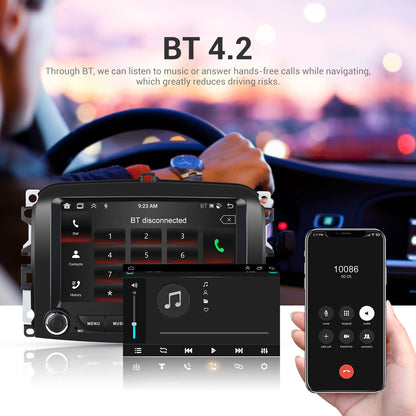 7" 2DIN Car Stereo for Fiat 500L 2013-2019 with CarPlay and Android Auto