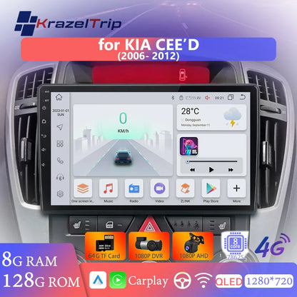 KIA CEED: Stereo 9" Doble Din Android 12 AutoRadioCanario