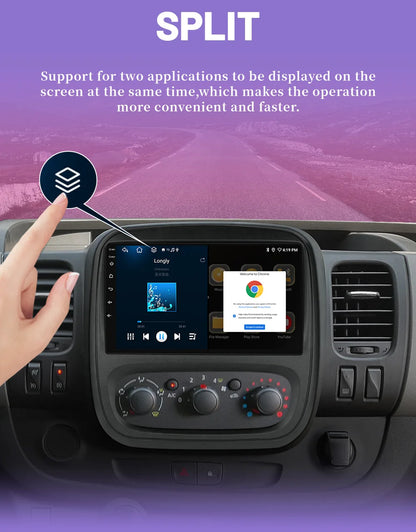 9" Android 14 CarPlay for Toyota Matrix 2003-2008 and Pontiac Vibe 2003-2004