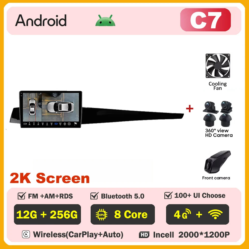 Autoradio Android 9" 1 Din para Renault Latitude/Laguna