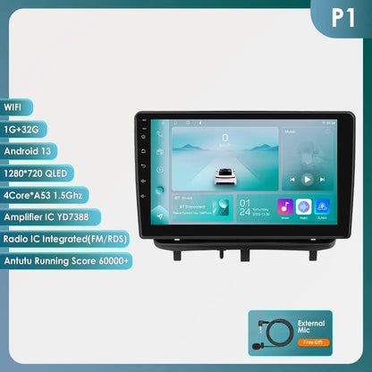 Autoradio 9'' 2Din Android 13 per Opel Corsa D 2007-2013 - CarPlay, GPS, 4G, Wi-Fi, 8 GB+128 GB