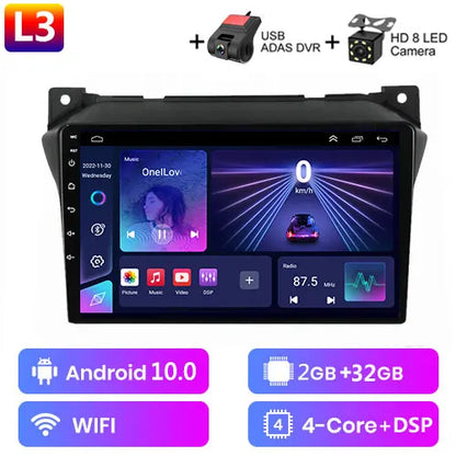 Android 12 9" 2 Din Autoradio per Suzuki Alto 2009-2016