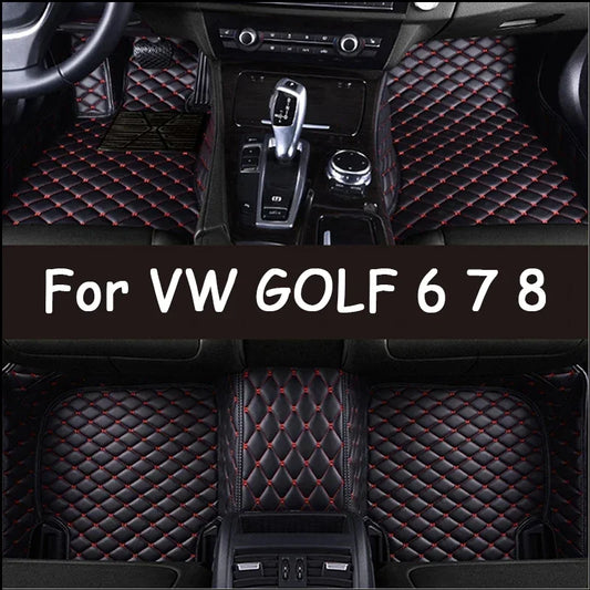 Tappetini di lusso 3D per VW Golf 6/7/8 - 50x70cm