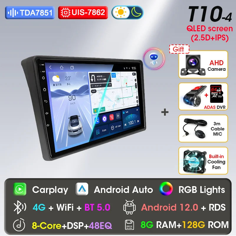 Autoradio 9" 2DIN Android per Fiat Ducato 2006-2022