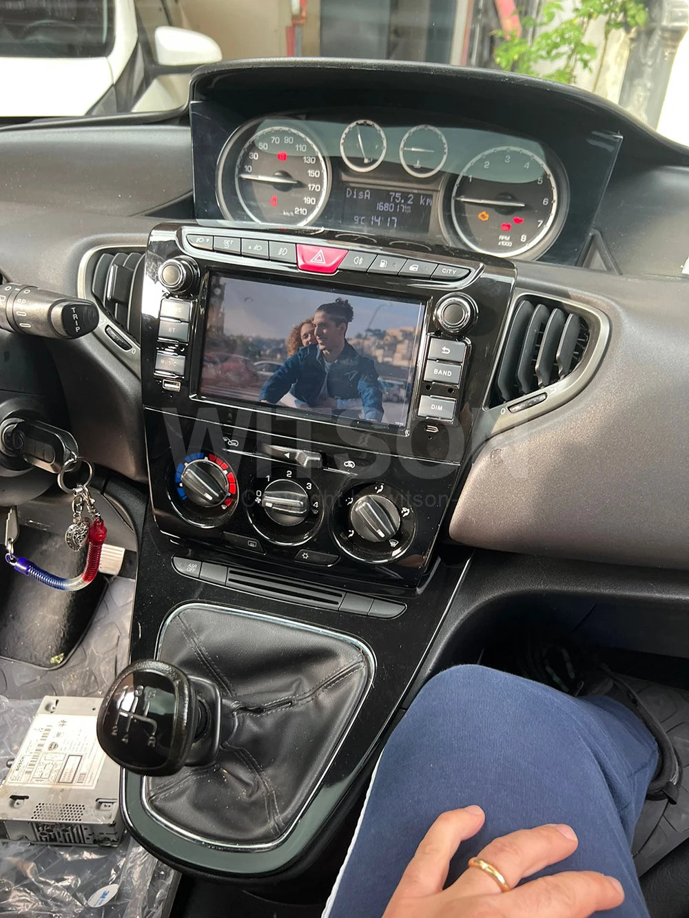 Autoradio Android 13 7" 2 Din para Lancia Ypsilon 2012-2020