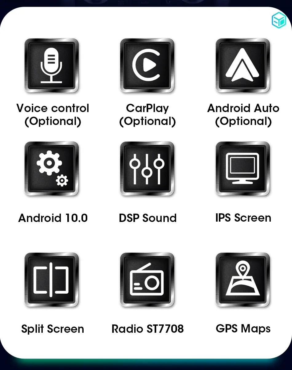 A3 Navigator: Radio 7" Android CarPlay AutoRadioCanario