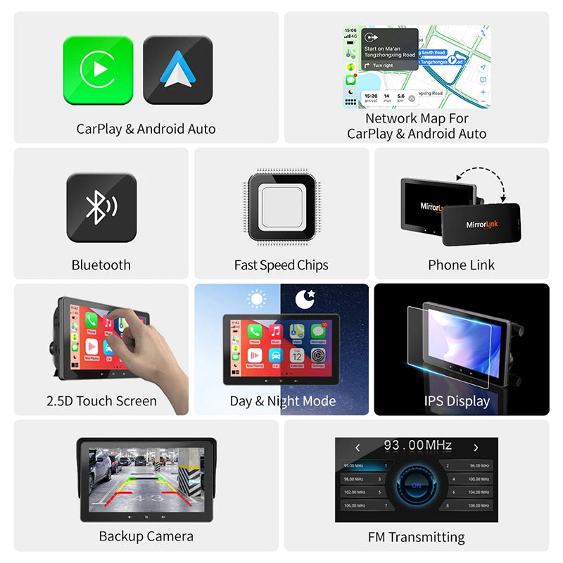 CarPlay Android Auto 7" Car Radio AutoRadioCanario
