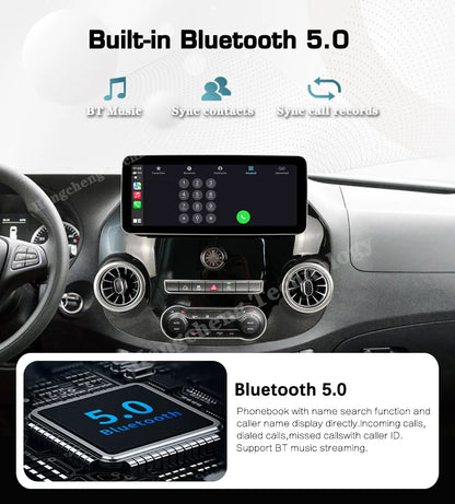 Schermo Android 2 DIN da 12,3" per Mercedes Vito