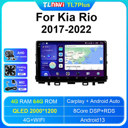 Autoradio stereo Android Auto da 9" per Kia Rio 2017-2022