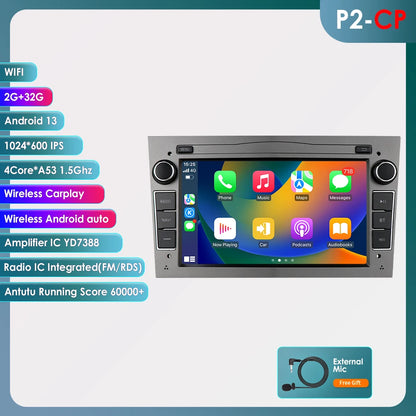 Autoradio da 7" per Opel Astra H/J 2004-2010 Corsa C/D 2004-2013