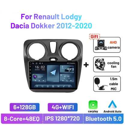 9" 2DIN CarPlay radio for Dacia Lodgy/Dokker 2012-2020