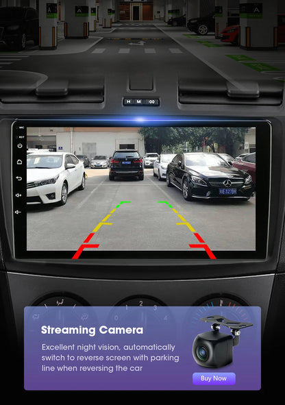 Stereo Mazda 3 2009-2013, 9" Android 12 Double Din, GPS Navigation