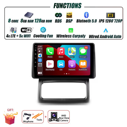 Autoradio 9" 1DIN CarPlay per Renault Clio 2001-2012