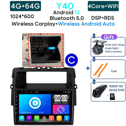 Autoradio Android da 7" per Renault Trafic 2, Nissan e Opel Vivaro