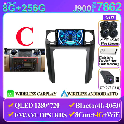 Land Rover Discovery 9" Smart Stereo Android 14, 2004-2009