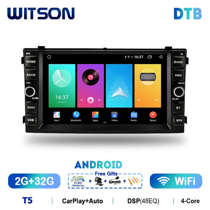 Car radio 7" Android Double Din for Kia Ceed 2007–2009