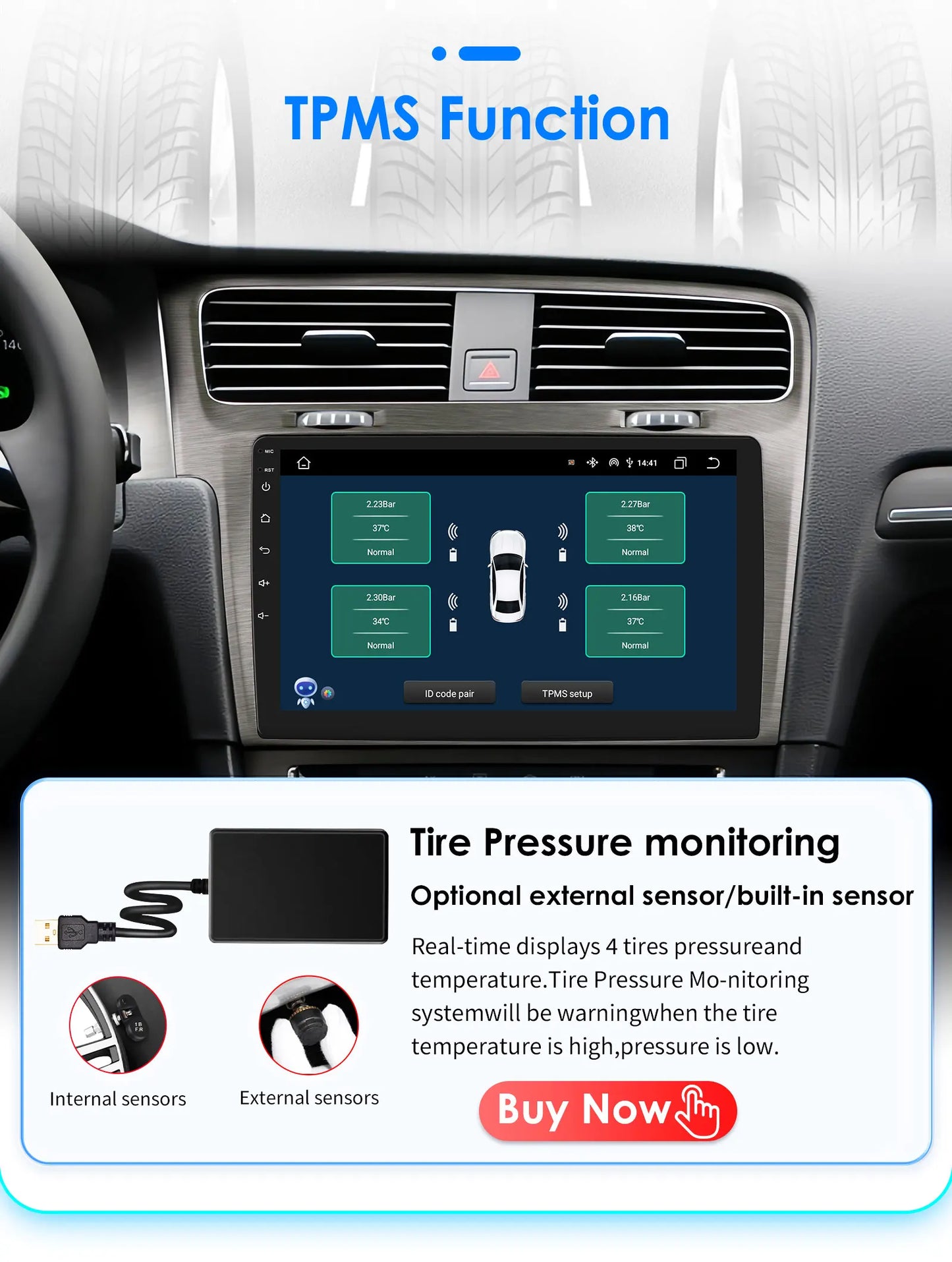 Android 10.1" 2DIN Radio per Volkswagen Golf 7 2013-2017 con CarPlay e 4G