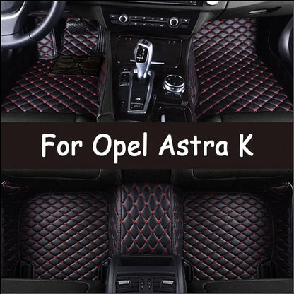 Tappetini in pelle di lusso per Opel Astra K 2016-2020