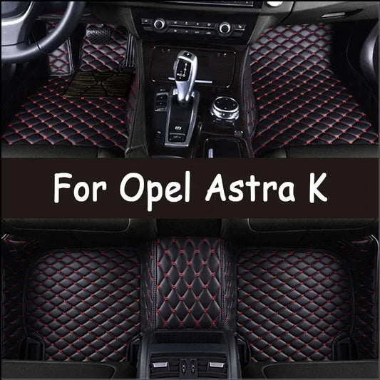 Tappetini in pelle di lusso per Opel Astra K 2016-2020